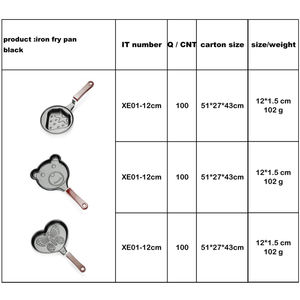 Mini sartén antiadherente de huevos en forma de corazón Diseño clásico para la preparación de pasteles de desayuno y tortillas - Product Image 2