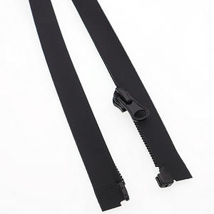 Fermeture éclair coulissante en nylon et PU imperméable, personnalisable, à glissière autobloquante, à extrémité ouverte, écologique, pour vêtements et vestes, vente en gros - Product Image 2