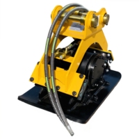 Nouvelle Plaque Compacteuse Hydraulique Rotative WIGON de 2 à 40 Tonnes Compatible avec les Excavatrices pour la Construction