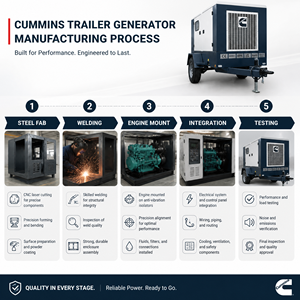 Generador Diésel Silencioso de 250 kVA, 200 kW, 275 kVA, 220 kW de Cummins, Trifásico, 400/230 V, 50 Hz, para Centros Comerciales, Fábricas, Hospitales, con Certificaciones EAC, CE y PEA - Product Image 4
