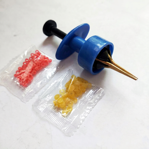 Clip d'alimentation pour vers de sang Hui Zhou Jianqiao, en plastique durable, porte-appâts pour la pêche avec clips colorés inclus - Product Image 1