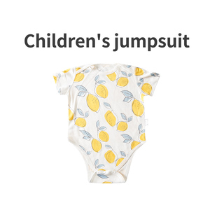 Combinaison personnalisée Elinfant confortable pour bébé, vêtements de mode pour bébé, barboteuse à manches courtes pour bébés garçons et filles - Product Image 2