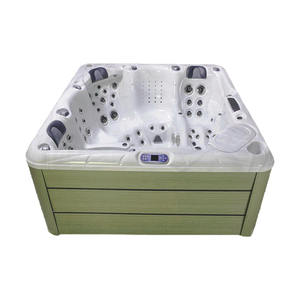 อ่างสปาแบบครอบครัว5คนหรูหราอ่างสปาอุ่นสำหรับสปากลางแจ้งพร้อมลำโพงบลูทูธไฟ LED ได้รับการรับรองจาก CE - Product Image 6