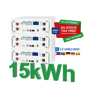 LVFU EU/MY/PK/ID/PH Stock CE/IEC62619 off Grid Solar <b>Battery</b> 5KW/10KW LiFePO4 51.2V Lithium <b>Batteries</b> - Product Image 6