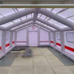 Carpa Médica Inflable de Lona de PVC Impermeable para Exteriores, Blanca, con Bomba de Aire Eléctrica, Duradera y Resistente al Sol, Fácil de Instalar - Product Image 2