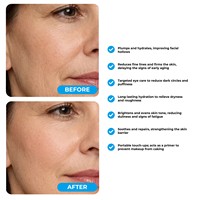 Stick Baume OEM PDRN Collagène Volufiline, Stick Repulpant Multi-Zones Infusé au NAD pour le Visage et le Corps, Lissant les Rides