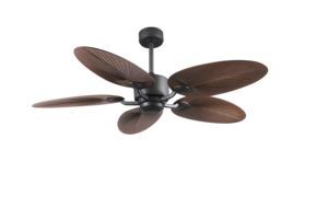 <span class=keywords><strong>พัดลม</strong></span><span class=keywords><strong>เพดาน</strong></span>ไม้สีเอบีเอสสไตล์นอร์ดิกสไตล์อเมริกันทรงรีหัวทรงรีของตกแต่งดีไซน์สูง-ใบบัวเข้มห้าต้นปาล์มโลหะไฟฟ้า - Product Image 2