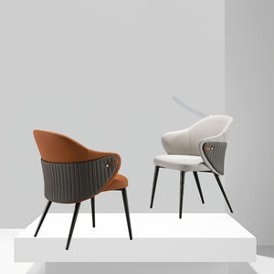 Muebles de hotel y comedor de piel de gato con garra de acero al carbono negro simples y elegantes aplicables para su uso - Product Image 1