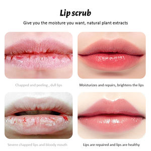 Exfoliante Labial Personalizable de Sal Rosa del Himalaya, Vegano Natural con Extracto de Frutas, Hidratante y Humectante, Cuidado Labial, 30g - Product Image 4