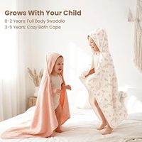 Premium Organic Cotton Hooded Towel Organic Breathable Bath Towel Ultra Soft Absorbent Bath Essentials Gift Set
