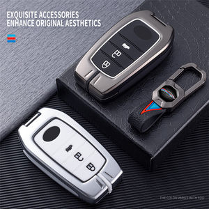Étui à clés de voiture en alliage de Zinc pour <span class=keywords><strong>Toyota</strong></span> Chr Rav4 Auris <span class=keywords><strong>Avensis</strong></span> Prius Aygo Camry Corolla Land Cruiser 200 Prado Crown Riez Key Cover - Product Image 5