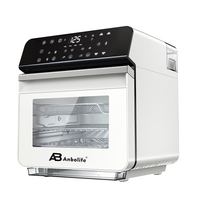 Freidora de Aire Digital Anbolife con Revestimiento Antiadherente, Libre de BPA, 10.5L, con Programa de Menú, Circuitos de Doble Protección, Función de Vapor
