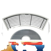 Fabricant de prises d'air conditionné central - Grilles d'aération ABS en gros de Chine ; Grilles courbées détachables monocouche