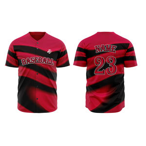 Vente en gros de maillots de baseball Free Design Ensemble de chemises de baseball de haute qualité - Product Image 2