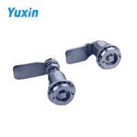 Loquet de compression industriel SS304 pour armoire, durable, anti-vibration, avec finition polie et clé mécanique