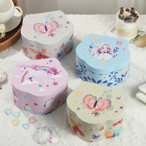 Caja <span class=keywords><strong>Musical</strong></span> <span class=keywords><strong>de</strong></span> Papel con Manivela, Diseño Flor <span class=keywords><strong>de</strong></span> Ciruelo Yiyu, Personalizada, Ecológica, Función Giratoria, Sonido <span class=keywords><strong>de</strong></span> los 90, Estilo Moderno para el Hogar - Product Image 4