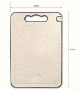 เขียงสแตนเลส 304 คุณภาพสูง ป้องกันเชื้อรา วัสดุ PP ขอบเย็บอย่างดี ตัดได้สองด้าน รับทำโลโก้ตามสั่ง - Product Image 4