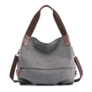 New Fashion <b>Canvas</b> Tote <b>Bag</b> Women Simple Handbag Shoulder Leisure <b>Large</b> Capacity <b>Bag</b> <b>Canvas</b> Tote <b>Bag</b> - Product Image 2