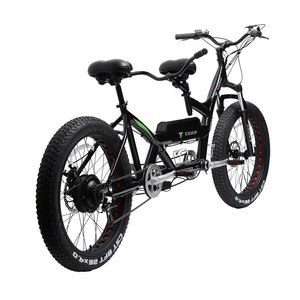 Vélo électrique 48V 500W longue portée pour adultes, double siège, cadre en aluminium, avec moteur arrière puissant de 500W – Profitez ensemble ! - Product Image 3