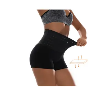 Aoyema Body Contouring Broek Non-marking Elastische Hip Lifting Broek Katoen Hoge Taille Vormgeven Panty