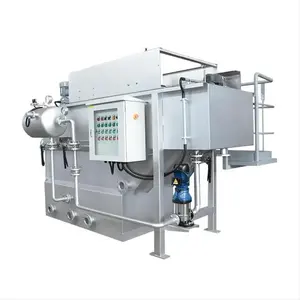 Equipo continuo de filtración de prensa de filtro de correa de lodo DAF para tratamiento de aguas residuales industriales