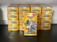 Boîte dorée Pokemon S12a, collection de cartes d'anime populaires sur le thème du ciel et de la terre, impression couleur éducative