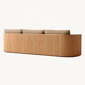 Sassanid OEM al aire libre icónico diseño contemporáneo muebles de lujo al aire libre Byron indonesio teca salón sofá - Product Image 4