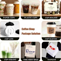 Herbruikbare, recyclebare PET wegwerp beker voor koude dranken, bubble tea, fruitthee, koffie, zwart vierkant plastic bekertje met deksel (16oz)