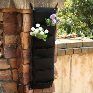 Sacs de culture verticaux en feutre non tissé vert à 18 poches, personnalisables, pour plantes, vente en gros - Product Image 3