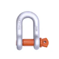 US G210 Screw Pin Galvanized Red D Ring Dog Bone Forged Snap Mini Ss Stainless Steel D Shackle