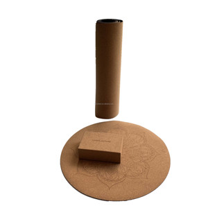 Set Yoga Ecologico in Gomma Naturale e Sughero con <span class=keywords><strong>Tappetino</strong></span> Yoga, Blocchi e <span class=keywords><strong>Tappetino</strong></span> <span class=keywords><strong>per</strong></span> <span class=keywords><strong>Meditazione</strong></span> - Antiscivolo, Durevole, Prezzo di Fabbrica - Product Image 4