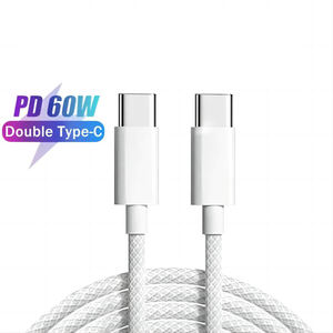 Câble de charge rapide et de transfert de données USB-C vers USB-C 60W compatible Pro Air – Vente en gros, en stock - Product Image 2