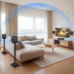 Système Home Cinéma Saiyin 5.0 5.1 Canaux 100W Hi-Fi Son Surround Stéréo Finition Bois pour TV, Jeux et Fêtes - Product Image 3