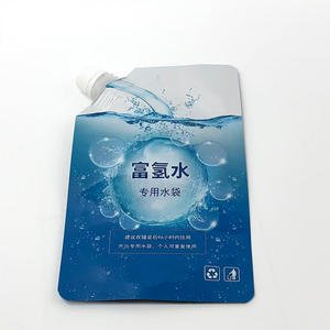 Emballage en aluminium de qualité alimentaire de 500ml pochette refermable étanche avec bec verseur pour eau minérale boit du liquide - Product Image 2