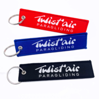 Label Kunci Tenun Harga Promosi, Label Motor, Label Pesawat, Logo Dua Sisi, Jet Tag, Kain Tenun, Bordir Custom, Gantungan Kunci