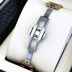 Montre à quartz pour femmes, montre de luxe avec lunette en cristal, bracelet en acier inoxydable, étanche, pour dames, tenue décontractée ou habillée - Product Image 5
