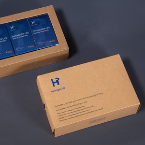 Boîtes de classement en carton kraft recyclé personnalisées avec gaufrage et pelliculage mat pour emballage cadeau - Product Image 5