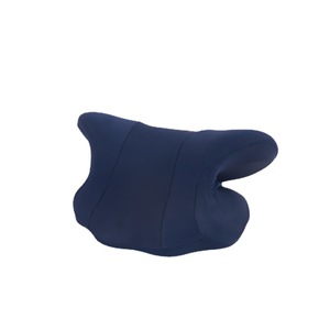 Oreiller cervical chauffant en mousse à mémoire de forme, semi-circulaire, pour massage du cou, pour les dormeurs sur le dos, avec contrôle de température à 3 niveaux - Product Image 2