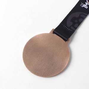 Diseña Tu Propio Logotipo, Medalla Deportiva de Metal Dorado 3D, Medalla para Maratón, Carrera, Concierto de Concientización sobre el Cáncer de Mama, Carrera de Colores, con Cordón - Product Image 4
