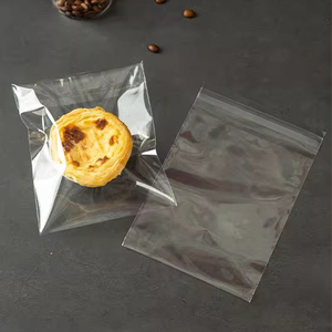 Sacs de boulangerie transparents en PP de qualité alimentaire, autocollants, pour bagels, sandwichs, pâtisseries, logo personnalisé - Product Image 5