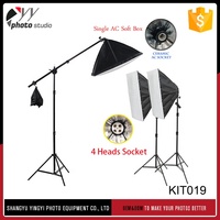 Kit Studio Complet d'Équipement de Photographie avec Kit Lumière LED