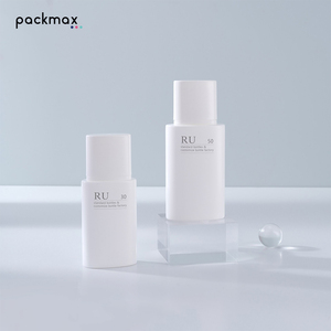 Botella plana de PE de 30ml/50g con boquilla puntiaguda a presión - para protector solar, prebase, crema de manos y loción - envase cosmético recargable - Product Image 4