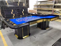 Table de casino de haute qualité avec table de poker à roulette de nouveau design personnalisable pour Mahjong Gambling prix d'usine direct