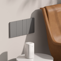 Interrupteur mural intelligent WiFi Zigbee Tuya Alexa pour la domotique standard britannique