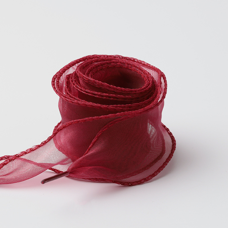 Maille ondulée bordeaux