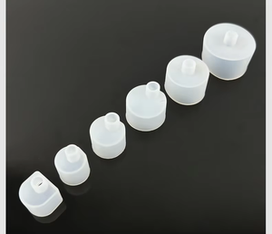 <b>LED</b> Strip Silicone End Cap Square Round Direct/ Side Outlet Tail <b>Cover</b> for Silicone Neon COB Flexible Strip <b>Light</b> OA2P - Product Image 6