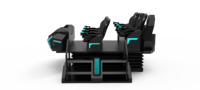 Cine VR 9D de 6 Asientos, Silla con Movimiento, Simulador de Realidad Virtual, Máquina de Juego Dinámica VR con LED para Parques de Atracciones y Centros de Juego