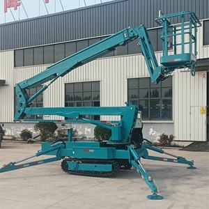 Ce 10m 200kg <span class=keywords><strong>DC</strong></span> Puissance Hydraulique Aérien Homme Plate-Forme De Travail Cherry Picker 32ft Remorquable Articulé Araignée Pistes Boom Lift - Product Image 6