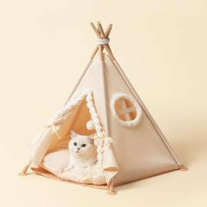 2026 Luxuriöses Bestseller Ganzjahres-Katzenzelt aus Modernem Oxford-Gewebe mit Katzenmotiv, Tragbar für Katzen und Kleintiere, Großhandel ab Werk - Product Image 1