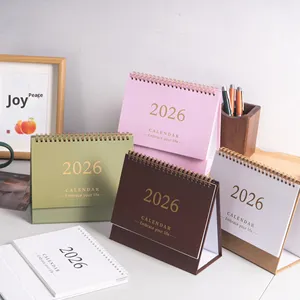2026 <b>Mini</b> <b>Desk</b> Perpetual Printing Table Calendar with Twin-Wire Binding Promotion & Decoration for Home Office School - Product Image 1